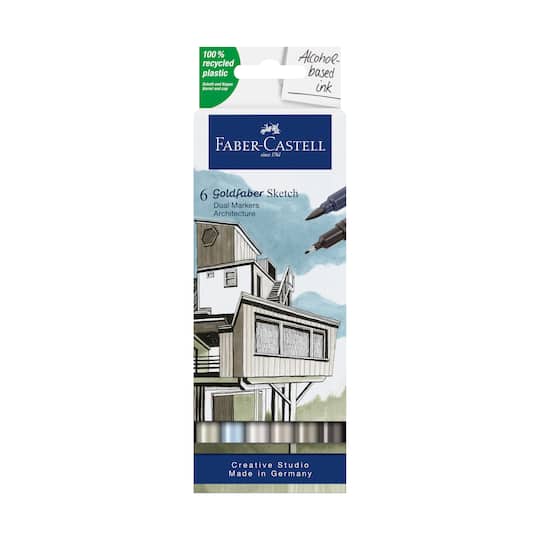 Faber-Castell® Goldfaber Sketch Architecture Dual Tip Alcohol Markers